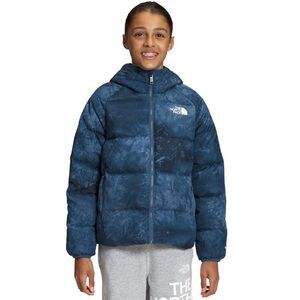 The North Face Boys Printed Reversible North Down Hooded Jacket Size S (7/8)